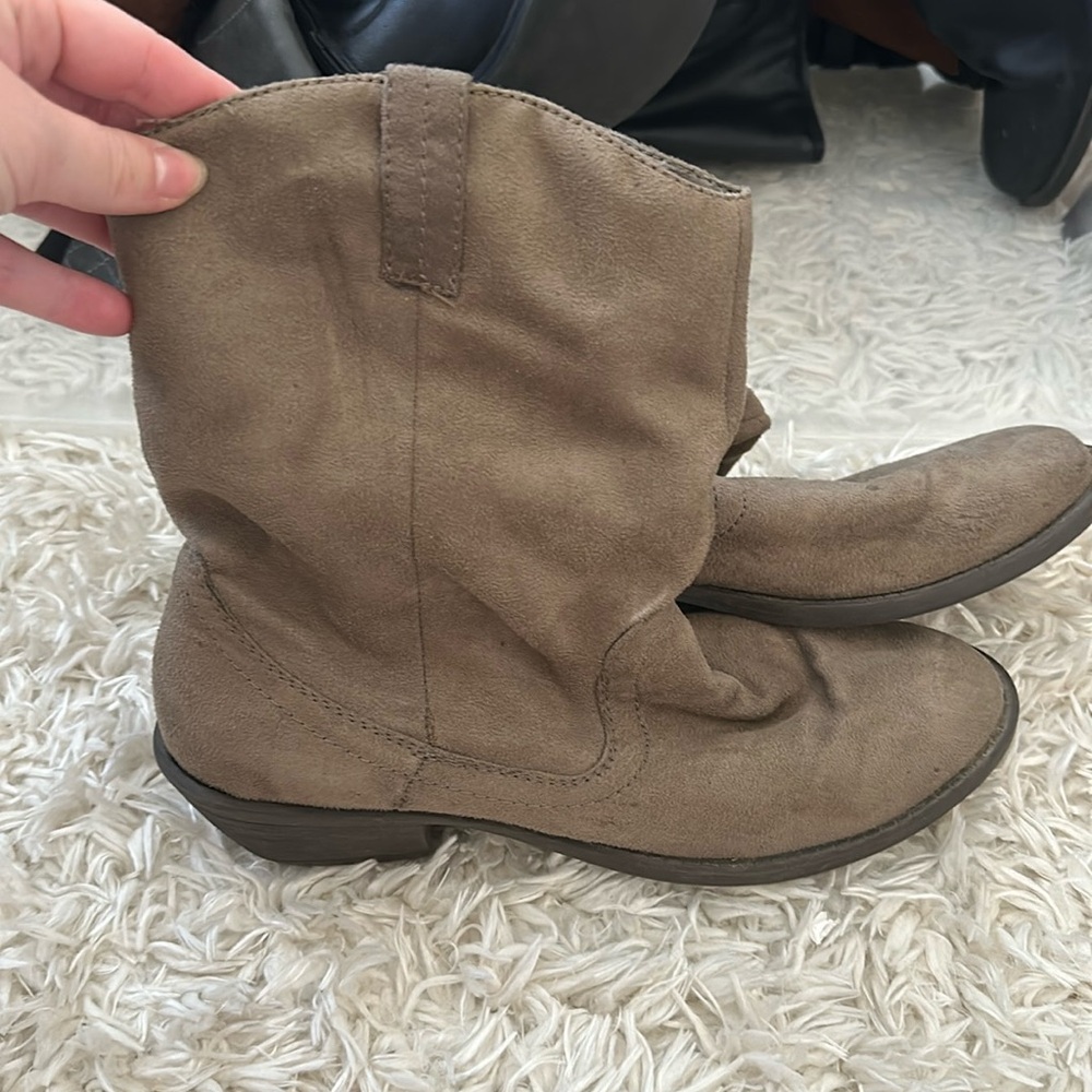Cowboy style booties